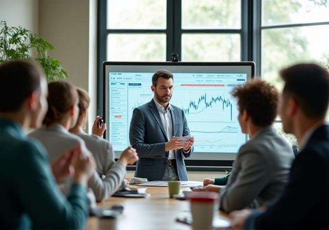 Students engaged in an interactive financial training workshop